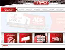 Tablet Screenshot of fairwayoutdoor.com